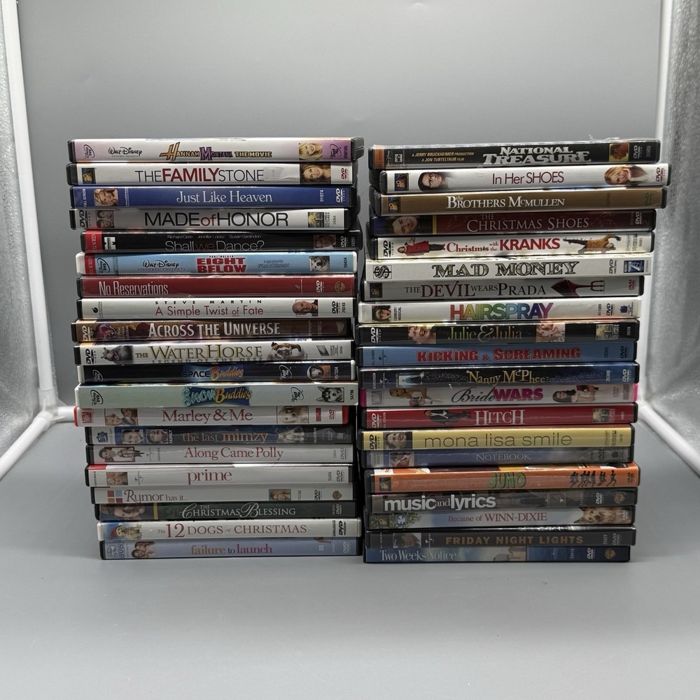 Lot Of 40 Dvd Random Lot Family Holiday Comedy Drama Action